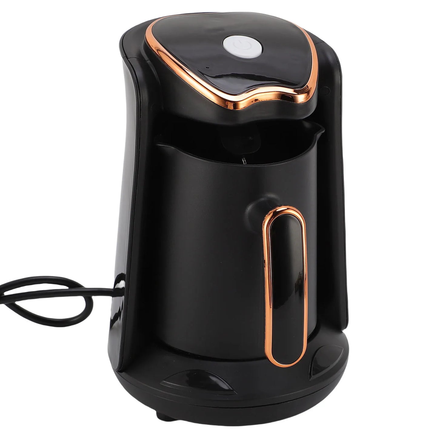 Turkish Coffee Machine Turkish Coffee Maker 600W 4 Cups Anti Overflow Anti Dry Burning Portable Turkish Coffee Machine for Home