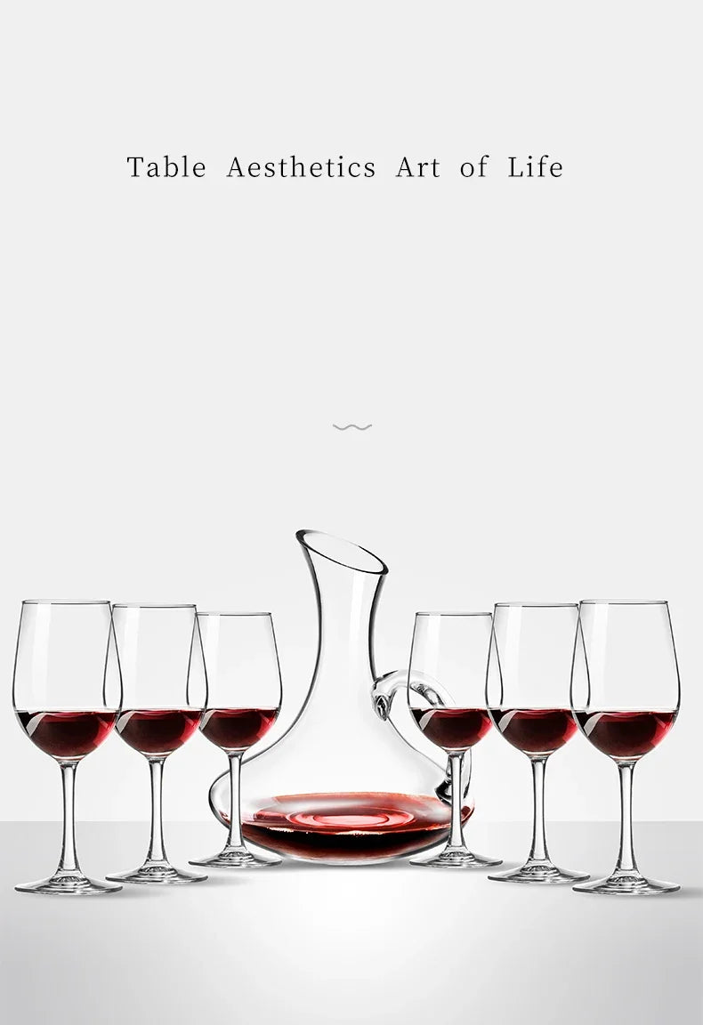 Red Wine Glasses Set Household Wine Decanter Wine Glasses Luxurious European-style Glass Wine Goblet