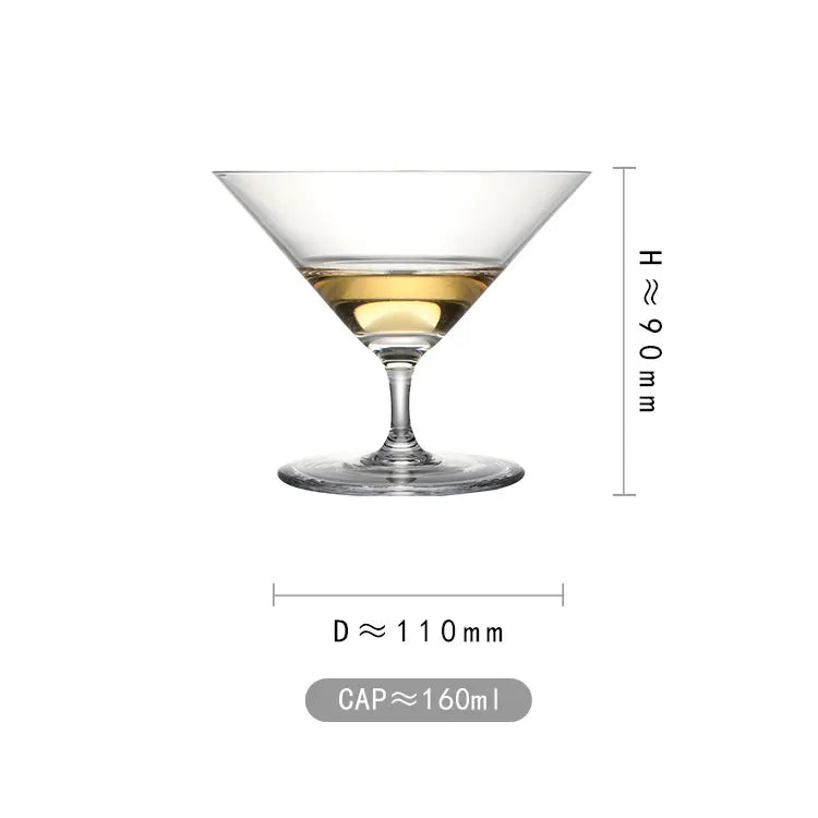 Kimura Ultra-thin Creative Cocktail Glasses Cup Tall Glass Glosed Tower Glass Red Wine Goblet Fruit Wine Cups Martini Glasses