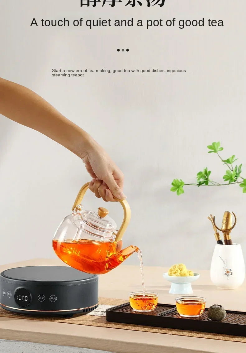 220V YANGZI Electric Tea Stove/Tea Boiler,Small Tabletop New Vintage Style, Ideal for Traditional Tea Ceremony CBW