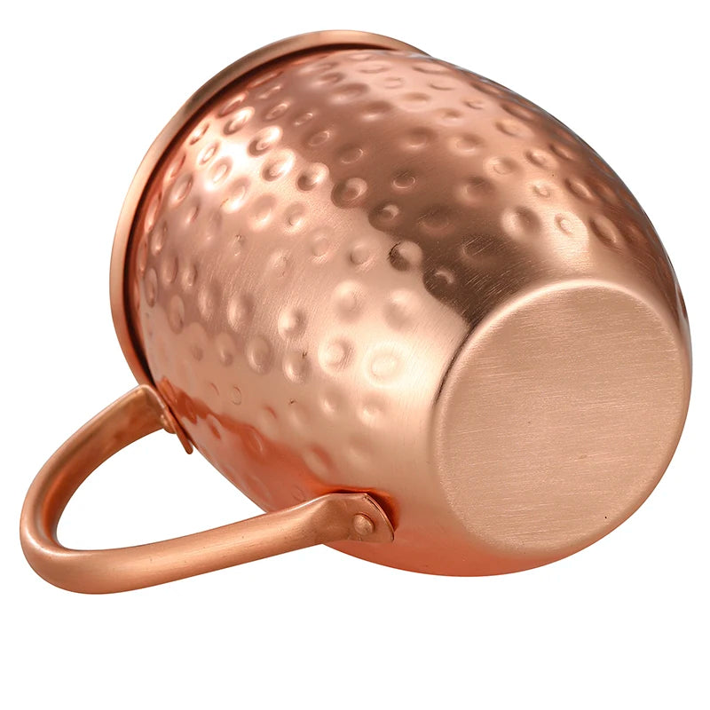 400ml 13.3oz 100% Copper Moscow Mule Mug Durable Coppery Beer Mugs Coffee Mug Milk Cup Pure Copper Cup Drinkware