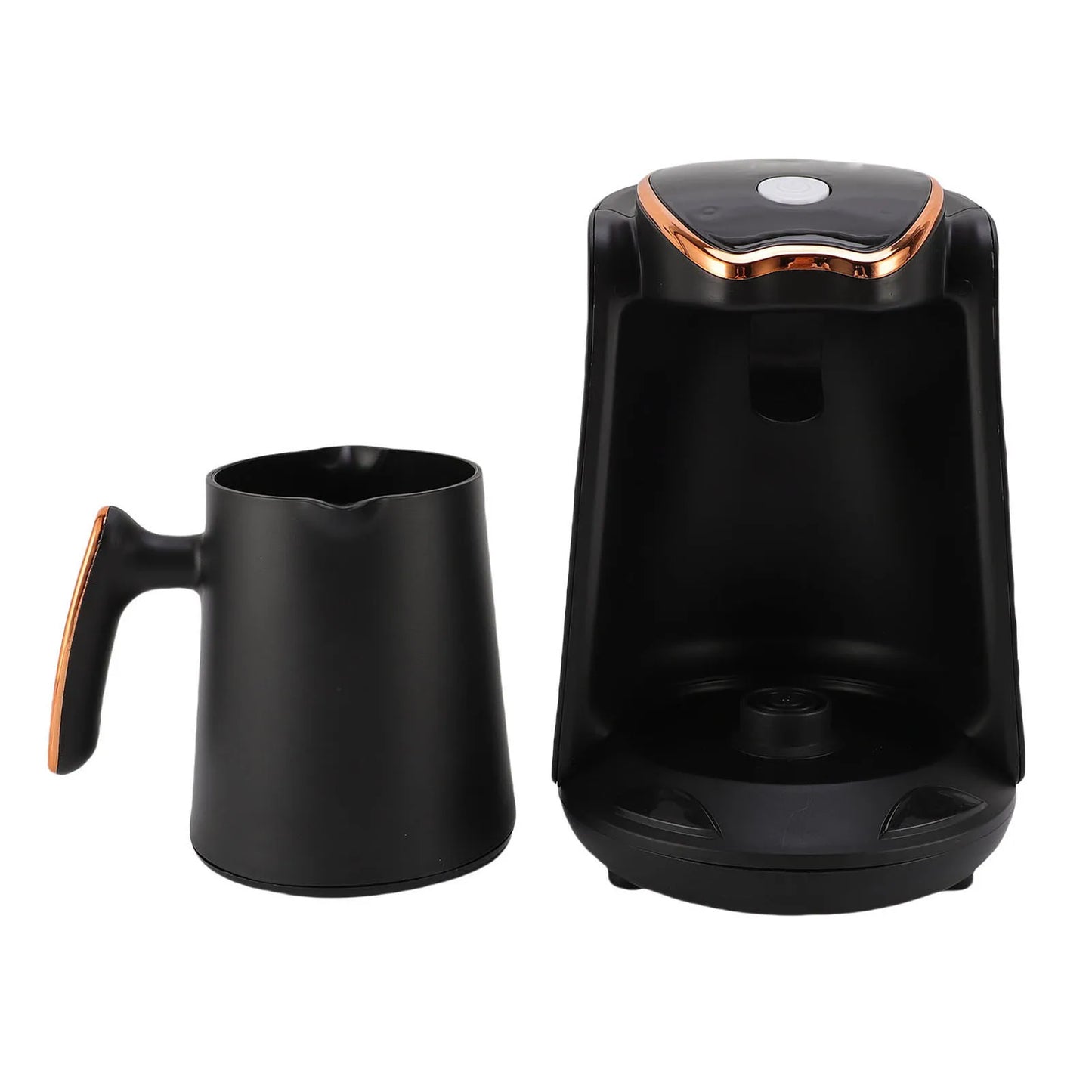 Turkish Coffee Machine Turkish Coffee Maker 600W 4 Cups Anti Overflow Anti Dry Burning Portable Turkish Coffee Machine for Home