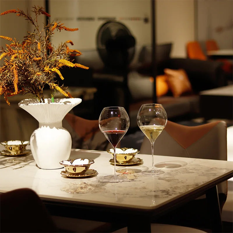 600ml Large Ultra-thin Sheer Red Wine Glasses White Wine Glasses Sparkling Wine Champagne Glasses Bar Barware