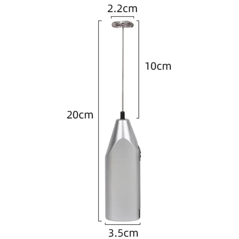 Mini Milk Frother Foamer Coffee Whisk Mixer Blender Handle Wireless Egg Beater Stirrer Cappuccino Maker Cooking