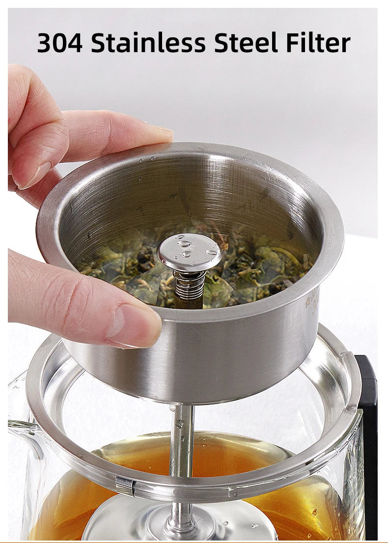 1.3L Electric Kettle Automatic Steam Spray Teapot with Filter Multifunctional Glass Teapots Thermo Pot Home Boil Water Kettle