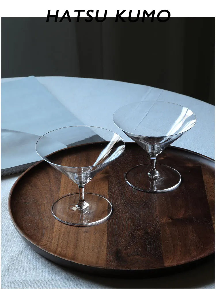 Kimura Ultra-thin Creative Cocktail Glasses Cup Tall Glass Glosed Tower Glass Red Wine Goblet Fruit Wine Cups Martini Glasses