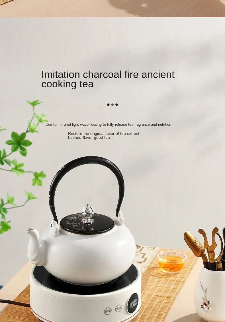 220V YANGZI Electric Tea Stove/Tea Boiler,Small Tabletop New Vintage Style, Ideal for Traditional Tea Ceremony CBW