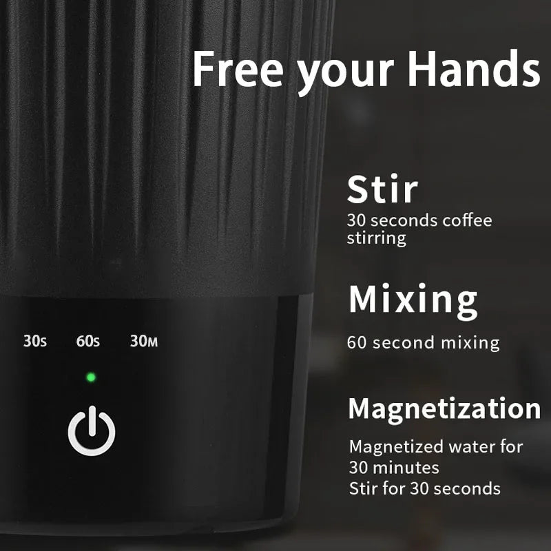 400ML Automatic Self Stirring Cup Magnetic Coffee Mixing Mug USB Rechargeable Waterproof Smart Drinking Cups Gift Recommend