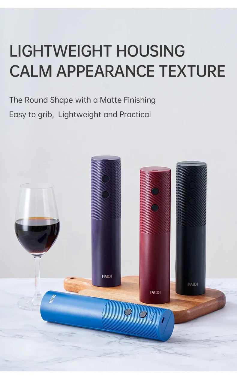 New Electric Wine Opener Portable USB Rechargeable Automatic Wine Bottle Corkscrew Cap Opener Kitchen Accessories Dropshipping