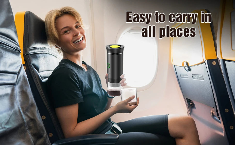 Portable 3 in 1 USB Coffee Maker 20Bar Espresso Machine Fast Heating for Travel Car Home