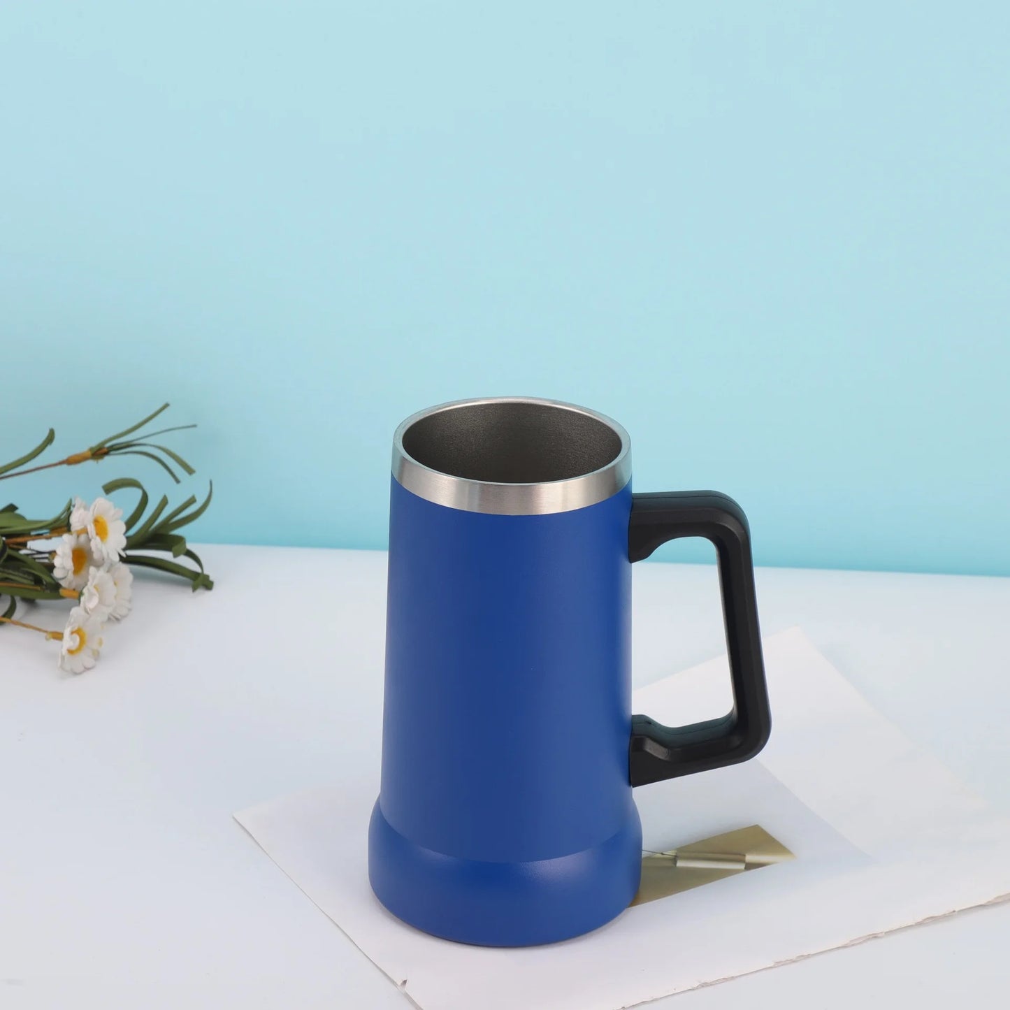 709ML Handle Similar Sta BeerCup Thermal Mug Beer Cups Stainless Steel Tubmler Thermos Water Bottle Vacuum Insulated Tumbler