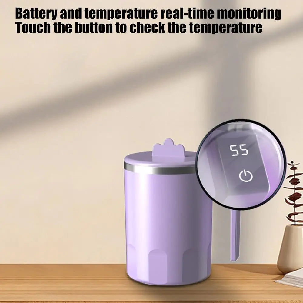 Mixer Coffee Cup Electric Auto Mixing Tool For Milk Coffee Efficient Rotating Drink Maker Portable Stir Tool For Gym Travel
