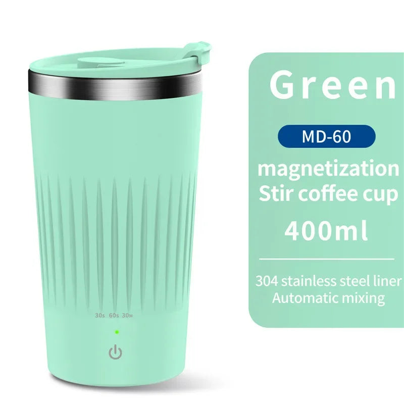 400ML Automatic Self Stirring Cup Magnetic Coffee Mixing Mug USB Rechargeable Waterproof Smart Drinking Cups Gift Recommend