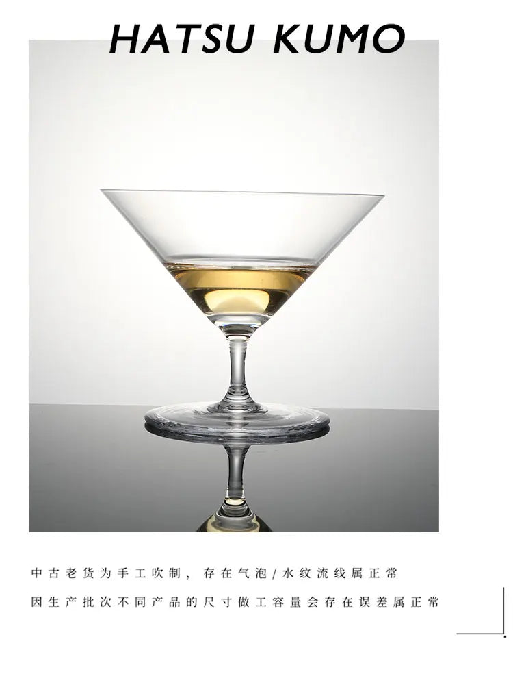 Kimura Ultra-thin Creative Cocktail Glasses Cup Tall Glass Glosed Tower Glass Red Wine Goblet Fruit Wine Cups Martini Glasses