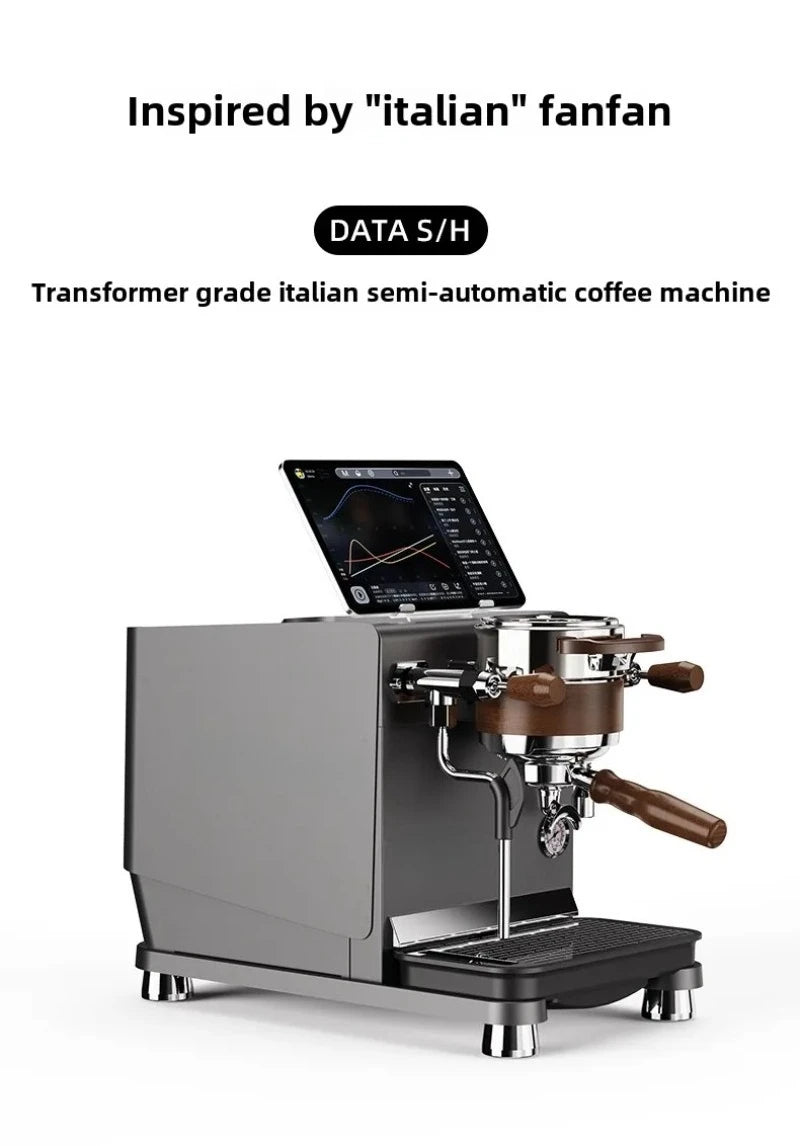 Coffee Maker Data-s,Water Tank Version 220V 50-60Hz, Italian Semi-automatic, 9Bar Dual Boiler,Pressure Swing Extraction,No paid