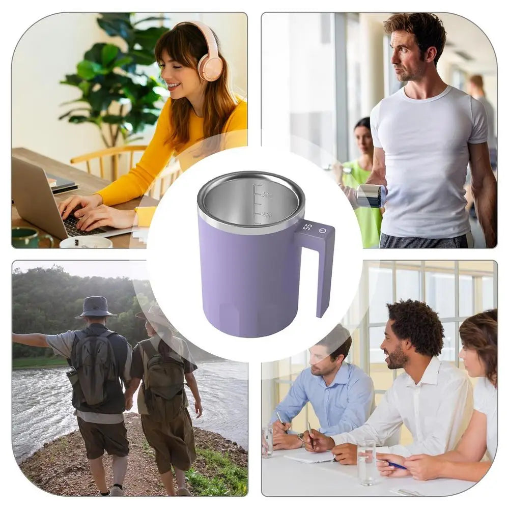 Mixer Coffee Cup Electric Auto Mixing Tool For Milk Coffee Efficient Rotating Drink Maker Portable Stir Tool For Gym Travel