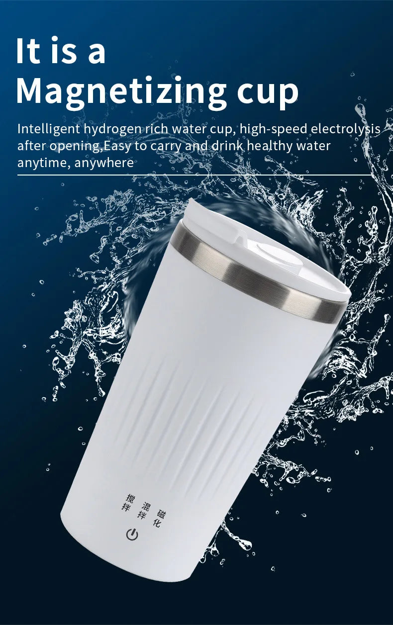 400ML Automatic Self Stirring Cup Magnetic Coffee Mixing Mug USB Rechargeable Waterproof Smart Drinking Cups Gift Recommend