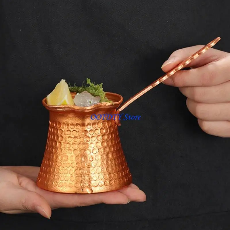 367A Traditional Handmade Metal Covered Coffee Maker Perfect For Home Or Coffee Shop