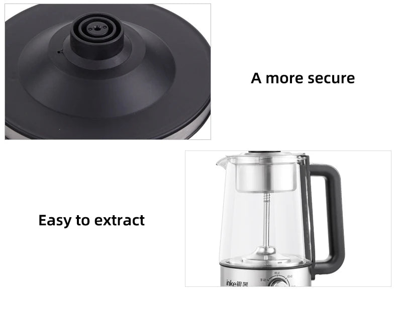 1.3L Electric Kettle Automatic Steam Spray Teapot with Filter Multifunctional Glass Teapots Thermo Pot Home Boil Water Kettle