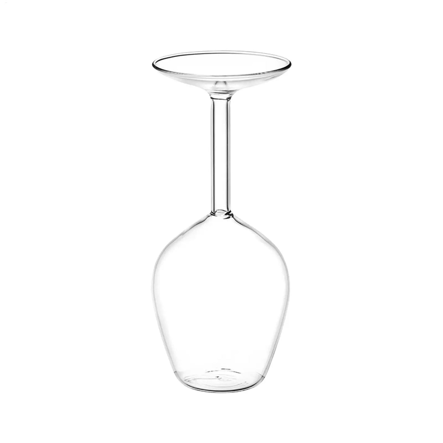 Wine Glass Upside-Down Red Wine Glasses Modern Glassware 400ml for Men Women Valentine's Day Birthday Christmas Hot Cold