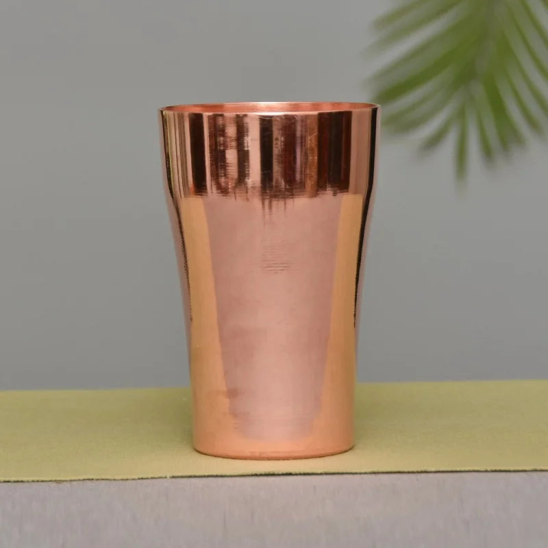 Handcrafted Pure Copper Beer Milk Mug Weave Handle Thickened Water Moscow Mule 400 ml Cup Dessert Cafe Drinkware Couple Gifts