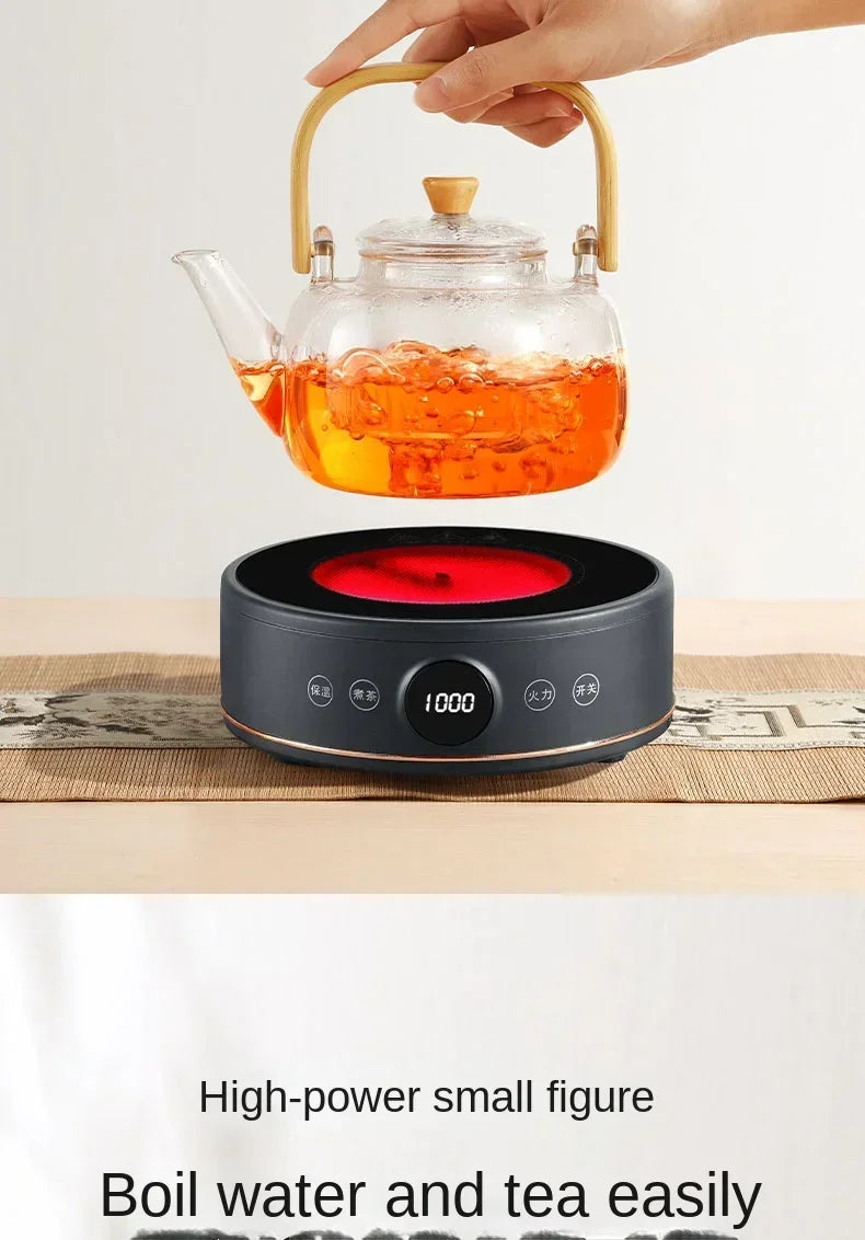 220V YANGZI Electric Tea Stove/Tea Boiler,Small Tabletop New Vintage Style, Ideal for Traditional Tea Ceremony CBW