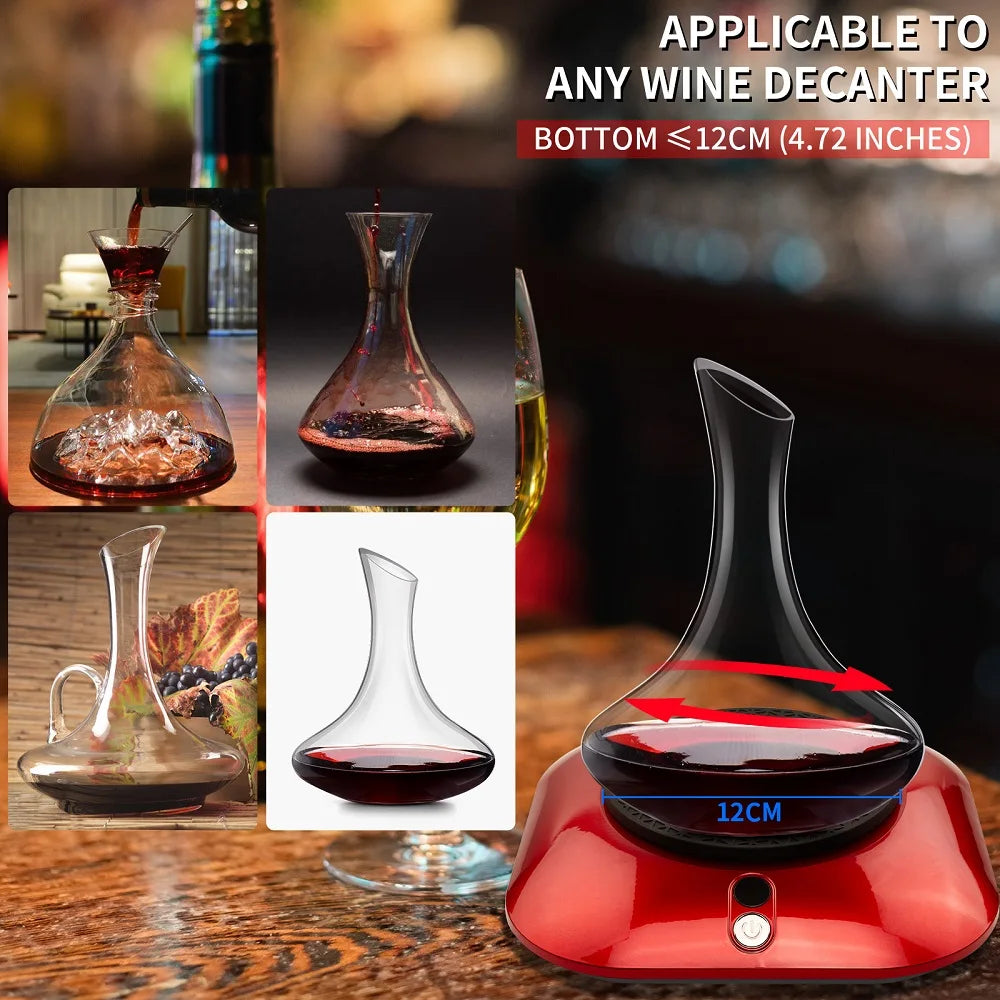Intelligent Rechargeable LED Light Electric Decanter Wine Aerator with Innovative Features