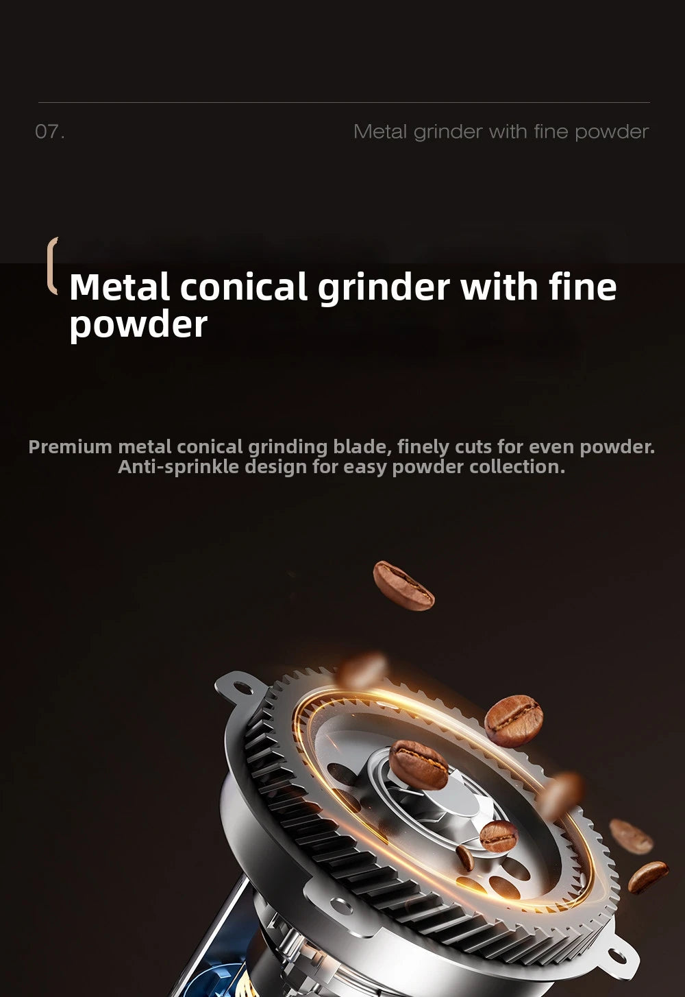 2-in-1 Cold & Hot Coffee Maker with Built-in Grinder & Milk Frother | Compact Espresso Machine for Home, Office & Small Cafés