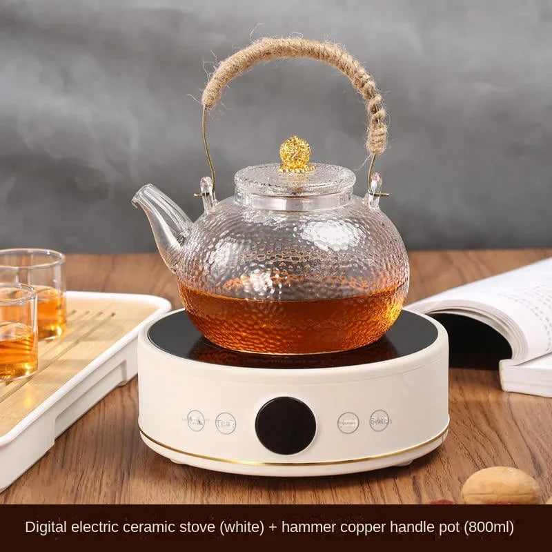 220V YANGZI Electric Tea Stove/Tea Boiler,Small Tabletop New Vintage Style, Ideal for Traditional Tea Ceremony CBW