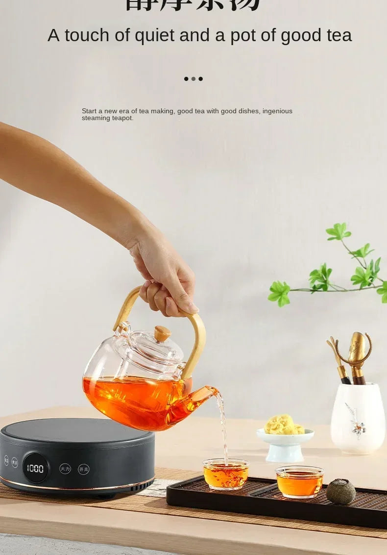 220V YANGZI Electric Tea Stove/Tea Boiler,Small Tabletop New Vintage Style, Ideal for Traditional Tea Ceremony AN