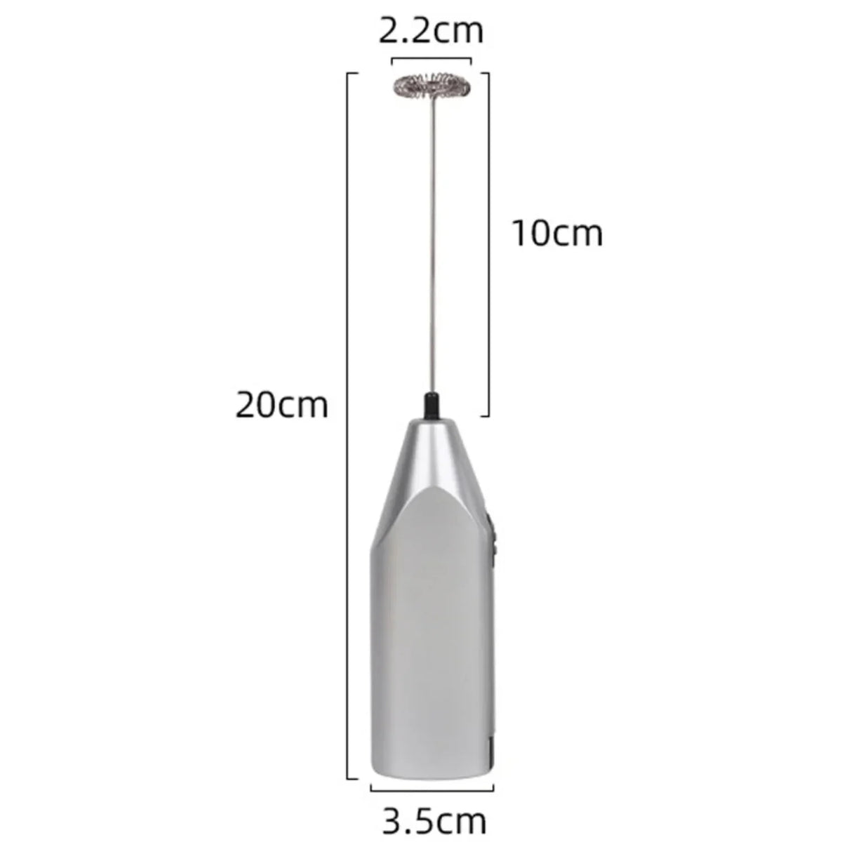 Mini Milk Frother Foamer Coffee Whisk Mixer Blender Handle Wireless Egg Beater Stirrer Cappuccino Maker Cooking