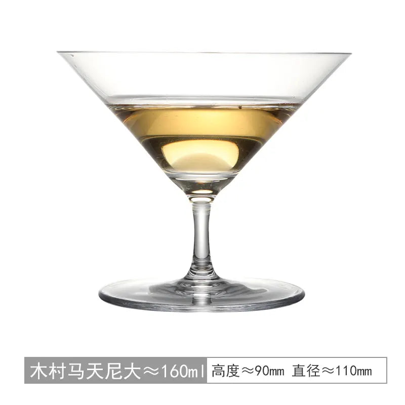 Kimura Ultra-thin Creative Cocktail Glasses Cup Tall Glass Glosed Tower Glass Red Wine Goblet Fruit Wine Cups Martini Glasses
